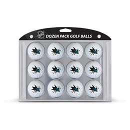 San Jose Sharks Golf Dozen Ball Pack 15303   