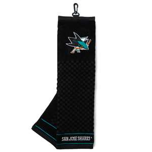 San Jose Sharks Golf Embroidered Towel 15310   