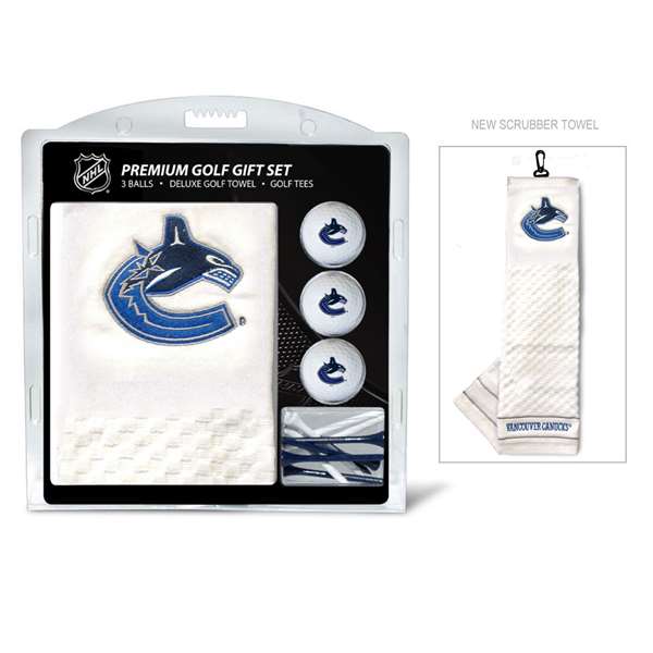 Vancouver Canucks Golf Embroidered Towel Gift Set 15720   