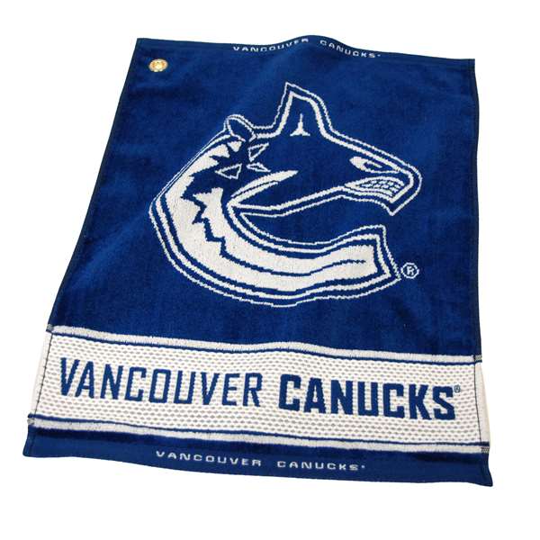 Vancouver Canucks  Jacquard Woven Golf Towel