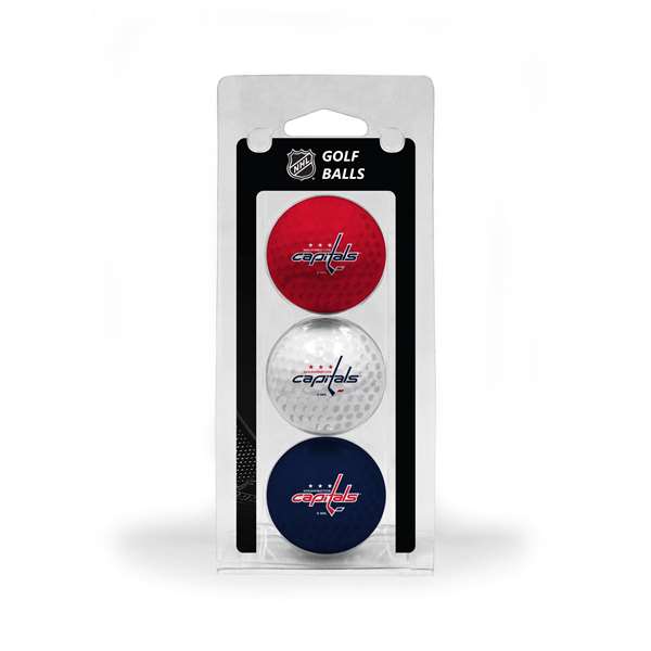 Washington Capitals Golf 3 Ball Pack 15805   