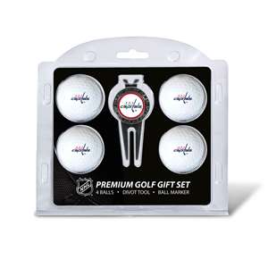 Washington Capitals Golf 4 Ball Gift Set 15806   