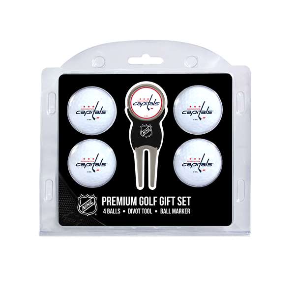 Washington Capitals Golf 4 Ball Gift Set 15806   