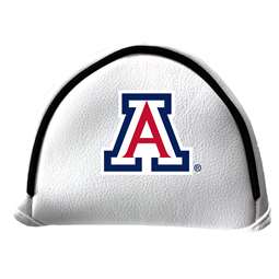 Arizona Wildcats Putter Cover - Mallet (White) - Printed Navy