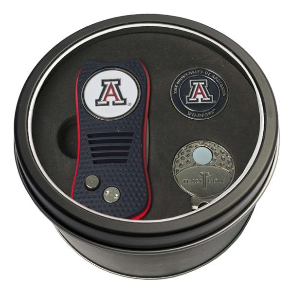 Arizona Wildcats Golf Tin Set - Switchblade, Cap Clip, Marker 20257   