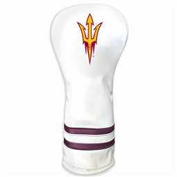 Arizona State Sun Devils Vintage Fairway Headcover (White) - Printed 