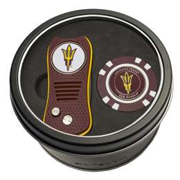 Arizona State University Sun Devils Golf Tin Set - Switchblade, Golf Chip   