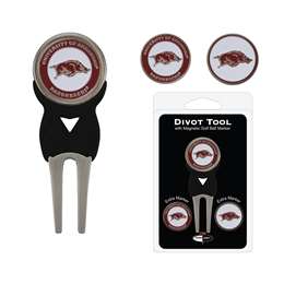 Arkansas Razorbacks Golf Signature Divot Tool Pack  20445   