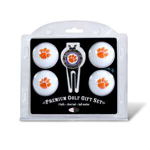 Clemson University Tigers Golf 4 Ball Gift Set 20606