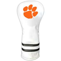 Clemson Tigers Vintage Fairway Headcover (White) - Printed