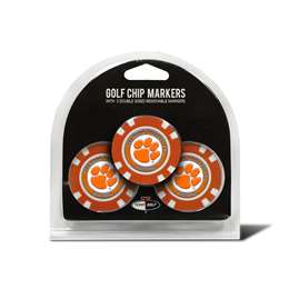 Clemson University Tigers Golf 3 Pack Golf Chip 20688