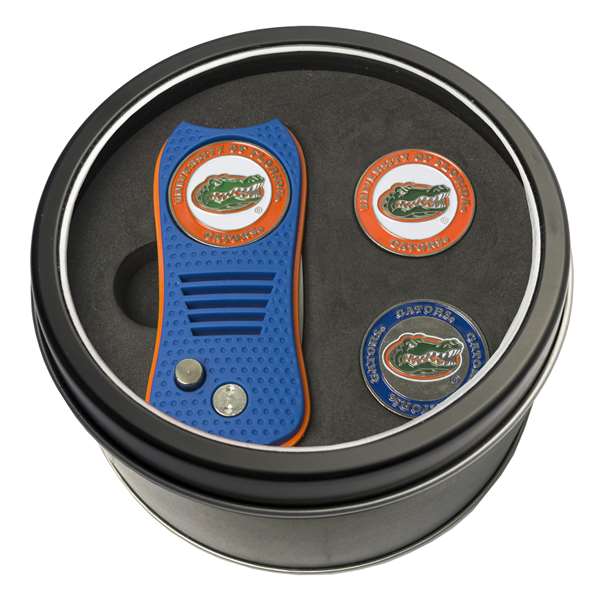 Florida Gators Golf Tin Set - Switchblade, 2 Markers 20959   