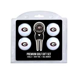 Georgia Bulldogs Golf 4 Ball Gift Set 21106