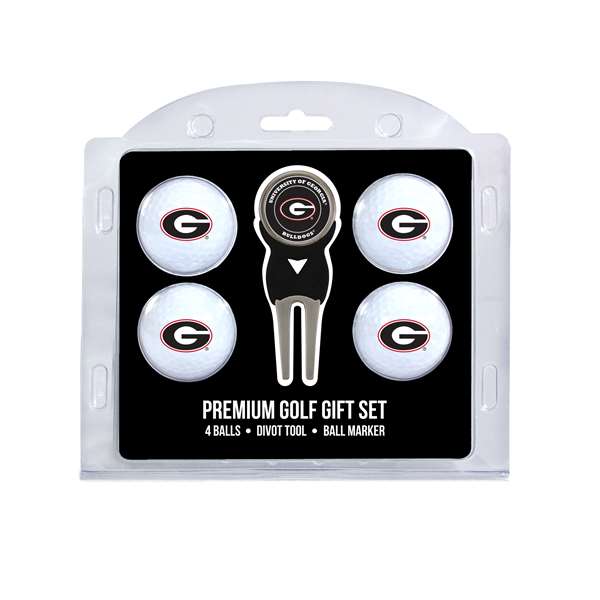 Georgia Bulldogs Golf 4 Ball Gift Set 21106   