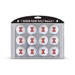 Illinois Fighting Illini Golf Dozen Ball Pack 21303