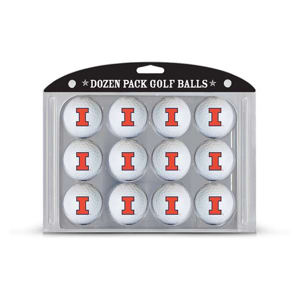 Illinois Fighting Illini Golf Dozen Ball Pack 21303   