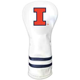 Illinois Fighting Illini Vintage Fairway Headcover (White) - Printed