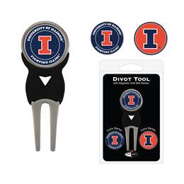 Illinois Fighting Illini Golf Signature Divot Tool Pack  21345