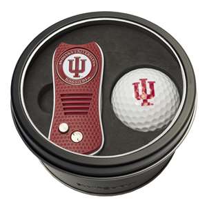 Indiana University Hoosiers Golf Tin Set - Switchblade, Golf Ball   