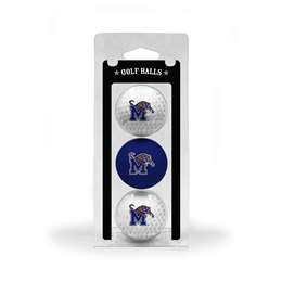 Memphis University Tigers Golf 3 Ball Pack 21605