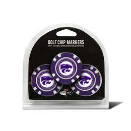 Kansas State University Wildcats Golf 3 Pack Golf Chip 21888   