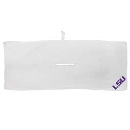 LSU Tigers Louisiana State Microfiber Towel - 16" x 40" (White) 