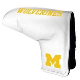 Michigan Wolverines Tour Blade Putter Cover (White) - Printed 