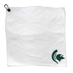 Michigan State Spartans Microfiber Towel - 15" x 15" (White) 