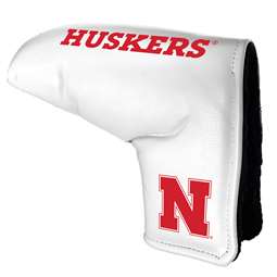 Nebraska Corn Huskers Tour Blade Putter Cover (White) - Printed 