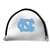 North Carolina Tar Heels Putter Cover - Mallet (White) - Printed Navy