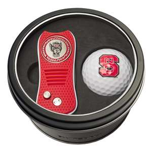 North Carolina State University Wolfpack Golf Tin Set - Switchblade, Golf Ball   