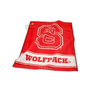 NC State Wolfpack  Jacquard Woven Golf Towel