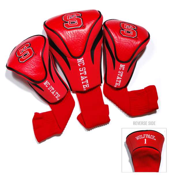 North Carolina State University Wolfpack Golf 3 Pack Contour Headcover 22694   