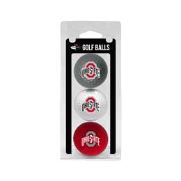 Ohio State University Buckeyes Golf 3 Ball Pack 22805   