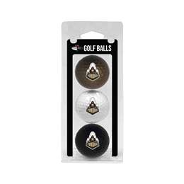 Purdue University Boilermakers Golf 3 Ball Pack 23005   