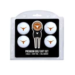 Texas Longhorns Golf 4 Ball Gift Set 23306   