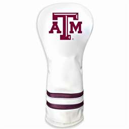 Texas A&M Vintage Fairway Headcover (White) - Printed 