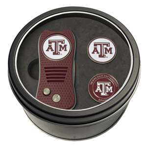 Texas A&M Aggies Golf Tin Set - Switchblade, 2 Markers 23459   
