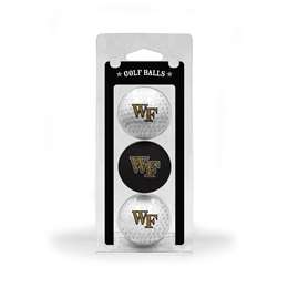 Wake Forest University Demon Deacons Golf 3 Ball Pack 23805   