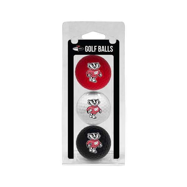 Wisconsin Badgers Golf 3 Ball Pack 23905   