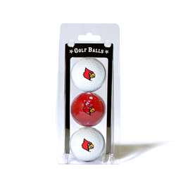 Louisville Cardinals Golf 3 Ball Pack 24205   