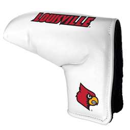 Louisville Cardinals Tour Blade Putter Cover (White) - Printed 
