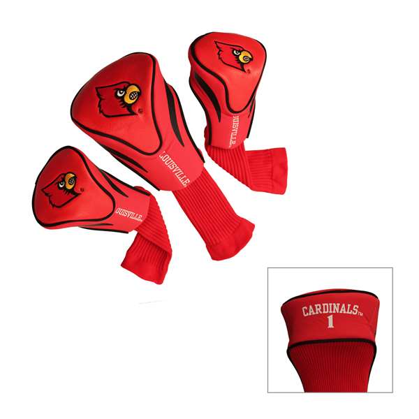 Louisville Cardinals Golf 3 Pack Contour Headcover 24294