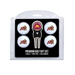 Minnesota Golden Gophers Golf 4 Ball Gift Set 24306