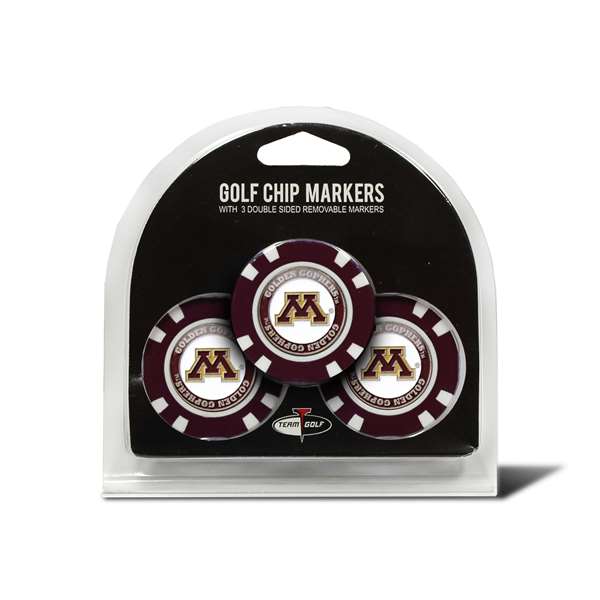 Minnesota Golden Gophers Golf 3 Pack Golf Chip 24388   