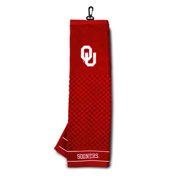 Oklahoma Sooners Golf Embroidered Towel 24410