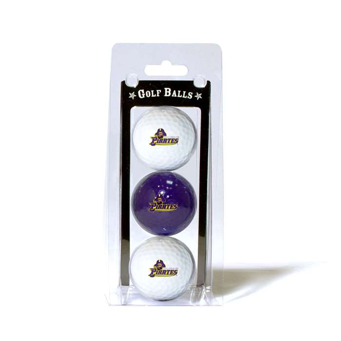 East Carolina University Pirates Golf 3 Ball Pack 24605   
