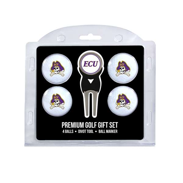 East Carolina University Pirates Golf 4 Ball Gift Set 24606   