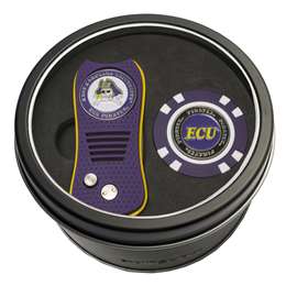 East Carolina University Pirates Golf Tin Set - Switchblade, Golf Chip   