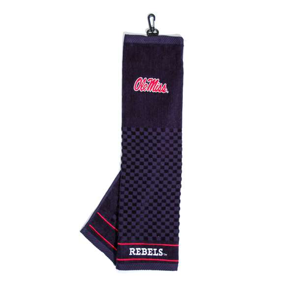 Mississippi Ole Miss Rebels Golf Embroidered Towel 24710